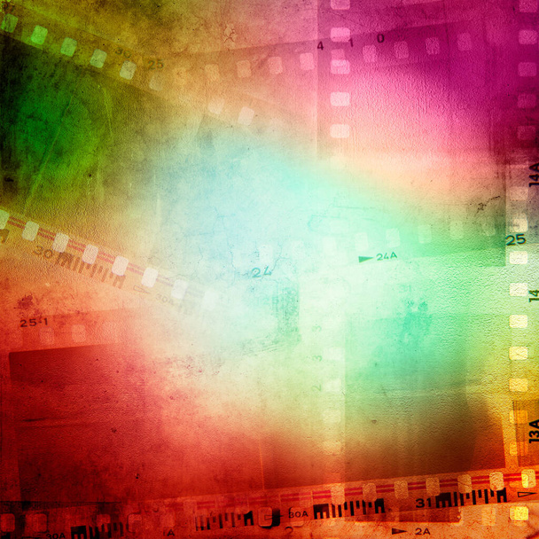 Kolorowe filmy negatywne ramki tło - Zdjęcie, obraz