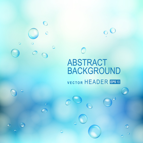 abstracte achtergrond met waterdruppels op glas - Vector, afbeelding