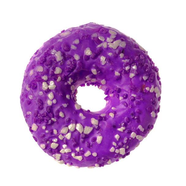 Un apetitoso donut americano, sobre fondo blanco aislado - Foto, imagen