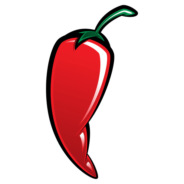 velmi hot chili paprika - Vektor, obrázek