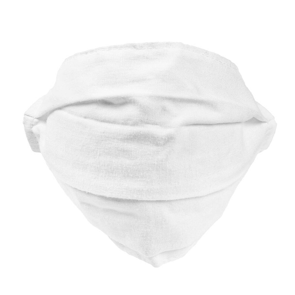 Máscara de tecido isolado no fundo branco com caminho de recorte - Foto, Imagem