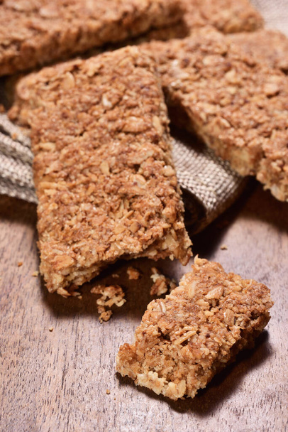 Close up of crunchy granola bars   - Fotografie, Obrázek
