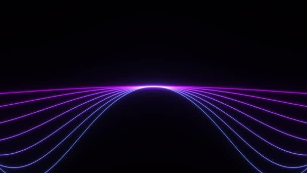 Miroir central de faisceaux de mélange violet clair - Séquence, vidéo
