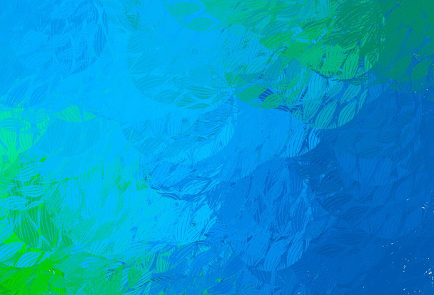 Ανοιχτό Μπλε, Πράσινο διανυσματική υφή με αφηρημένες μορφές. Εικονογράφηση με πολύχρωμα σχήματα κλίση σε αφηρημένο στυλ. Καλύτερη έξυπνη σχεδίαση για την επιχείρησή σας. - Διάνυσμα, εικόνα