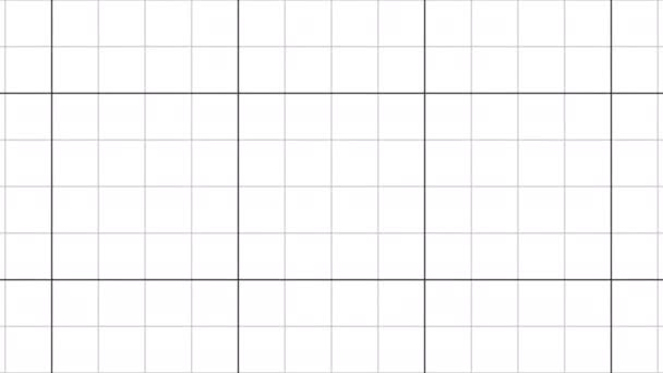 Переміщення чотирьох сегментів сітки графік паперу лінії чверті
 - Кадри, відео