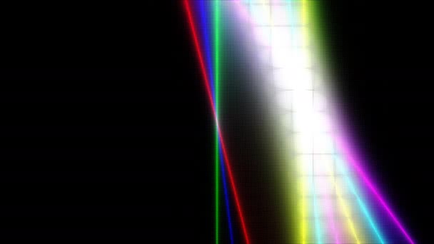 Cylindre de lumière Halftone Hatch Lines Laser rotatif - Séquence, vidéo