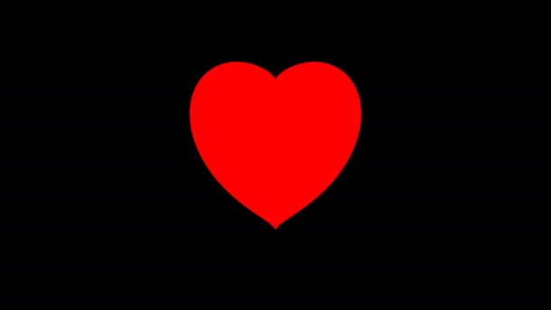 Избиение сердца, любящего любовь - пульс сердца - Кадры, видео