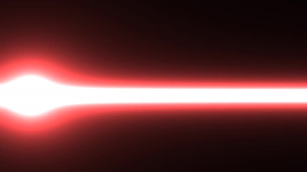 Faisceau laser maléfique rouge lumineux sabre laser - Séquence, vidéo
