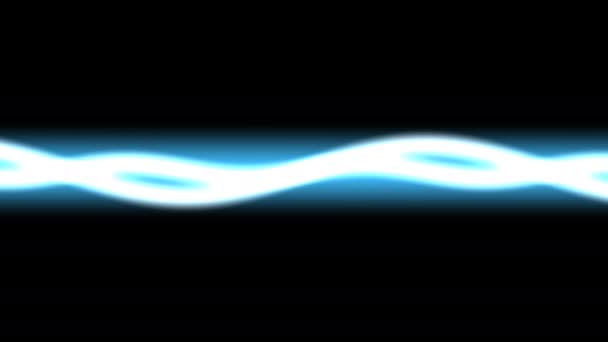 Płynąca energia fotografowania światła wiązki skręcony warkocz - Materiał filmowy, wideo