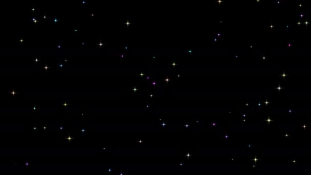 scintillement scintillant petites étoiles - Séquence, vidéo