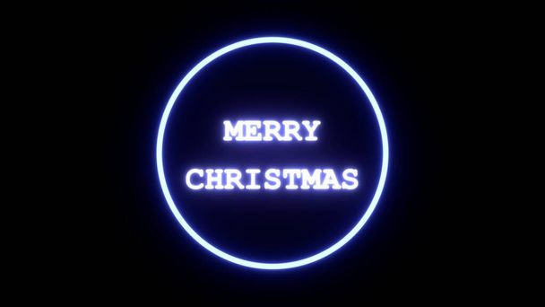 Christmas theme, Merry Christmas 3D text with nice glowing light, 4K High Quality, 3D render - Photo, Image