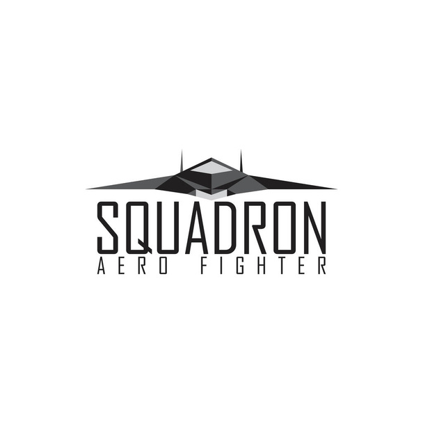 AEROSPACE FIGHTER SQUADRON PLANE λογότυπο διάνυσμα σχεδιασμού - Διάνυσμα, εικόνα