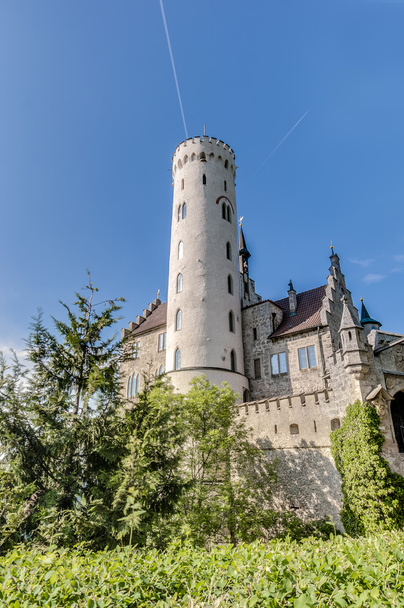 Κάστρο του Λίχτενσταϊν στη Βάδη-Βυρτεμβέργη, Γερμανία - Φωτογραφία, εικόνα