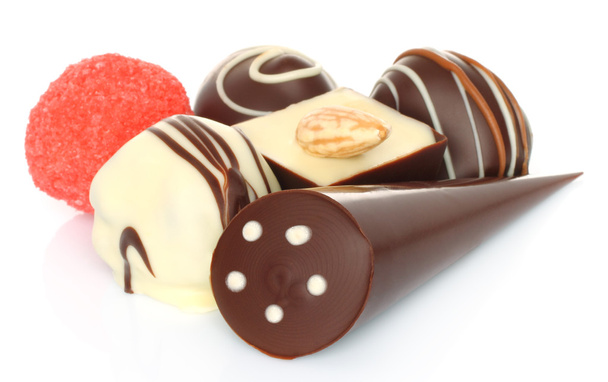 Assorted chocolate candies - Φωτογραφία, εικόνα