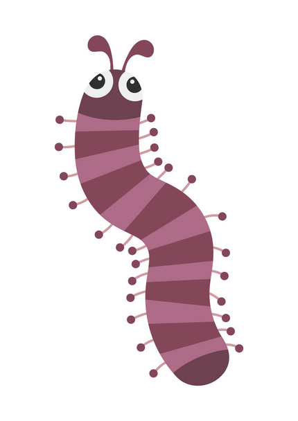 illustration vectorielle de dessin animé Centipede  - Vecteur, image