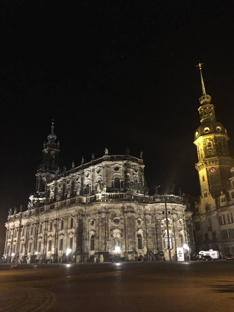 Dresden Saksassa yöllä 28.5.2016 - Valokuva, kuva