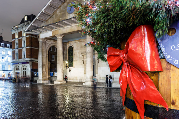Jouluvalot 2016 Covent Garden, Lontoo, Englanti - Valokuva, kuva