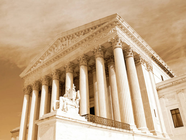 Egyesült Államok Legfelsőbb Bíróság épület Washington DC, USA - Fotó, kép