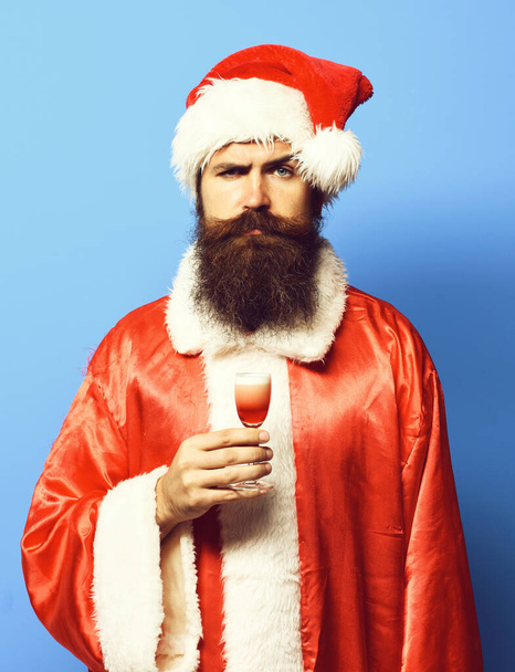 handsome bearded santa claus man - Valokuva, kuva