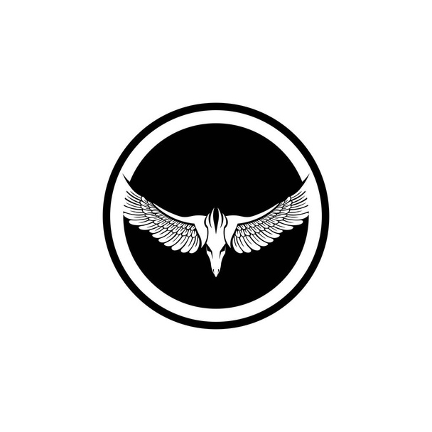 Falcon Wings Logo Template vector icon logo design - Vector, Image