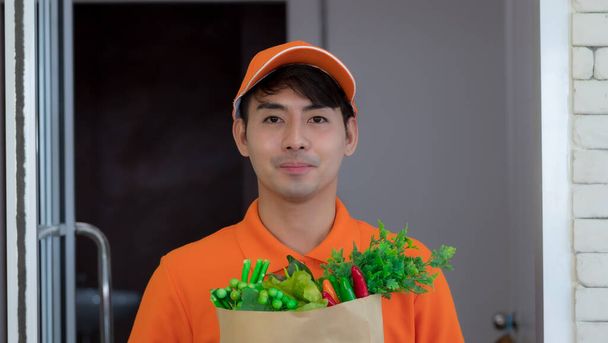 Portrait of delivery staff in work - Photo, Image