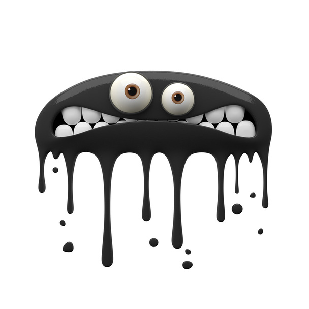 Monstruo negro confundido
 - Foto, Imagen