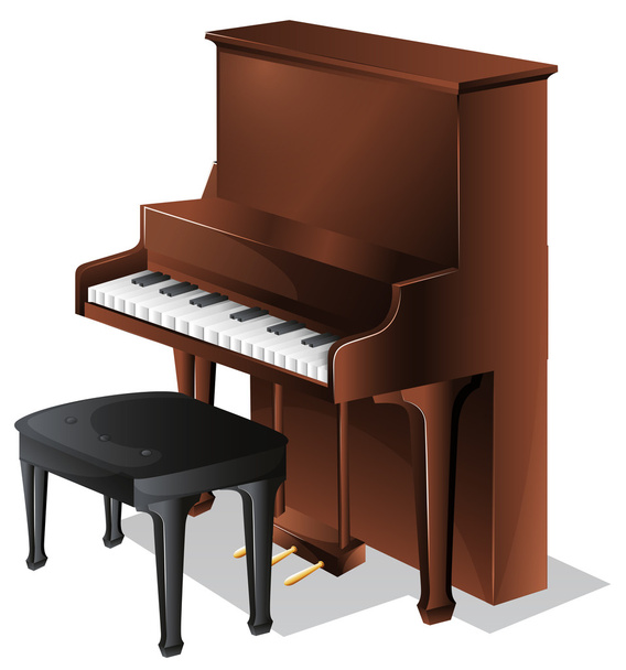 Un piano
 - Vector, imagen