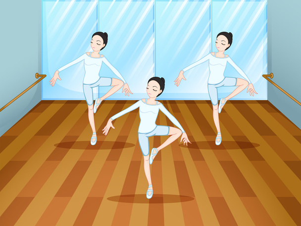 Una prova di danza dentro lo studio
 - Vettoriali, immagini