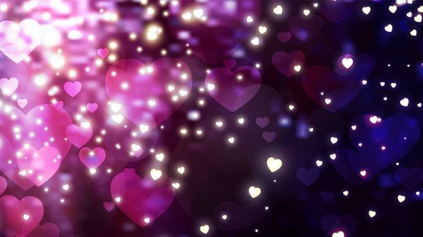 Valentin nap a szerelem gyönyörű a szívem háttér tapéta - Vektor, kép