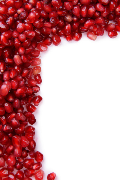 Ripe pomegranate close-up - Фото, изображение