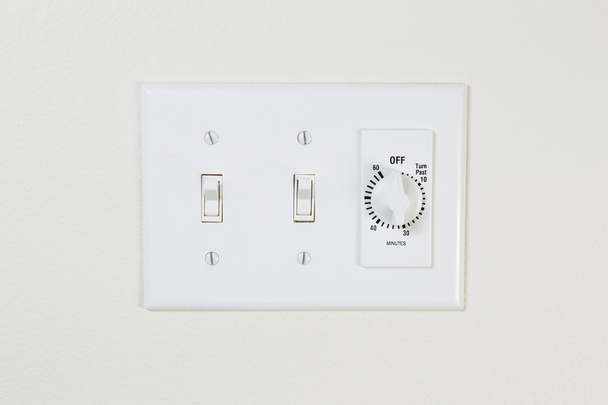 Light and Fan Switch for Bathroom  - Photo, Image
