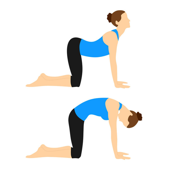 Yoga-Fitness-Pose für Ihr Heimtraining und Meditation - Foto, Bild