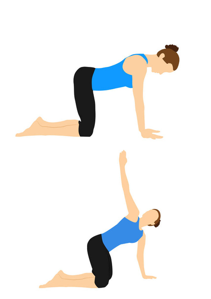 Jóga fitness póza pro váš domácí trénink a meditaci - Fotografie, Obrázek