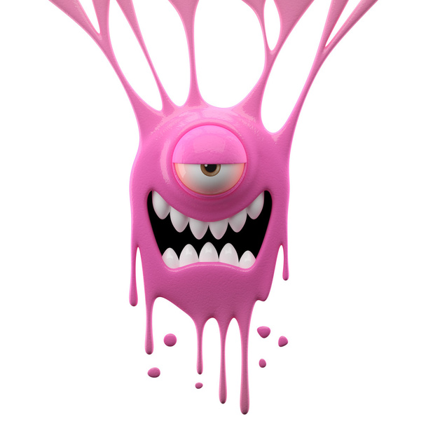 Dangle pink crazy monster - Фото, изображение