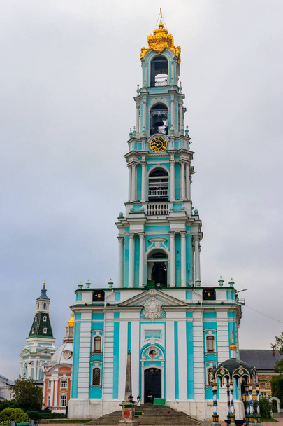 Torre de sino da Trindade Lavra de São Sérgio em Sergiev Posad, Rússia - Foto, Imagem