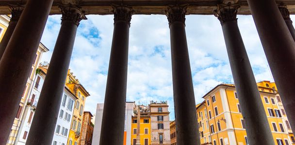 Columns of Roman Pantheon - Fotoğraf, Görsel