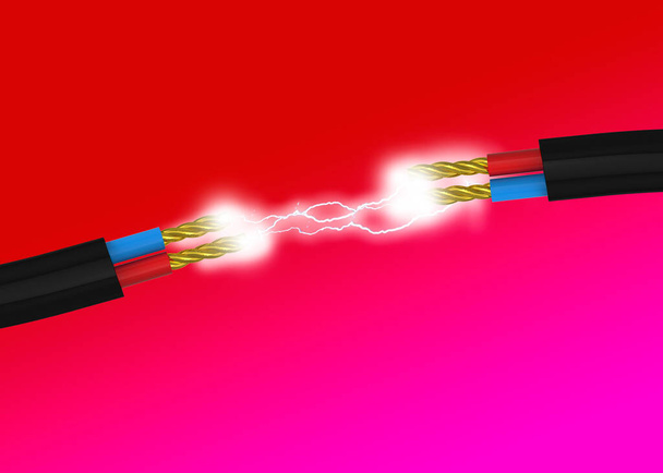 Электричество и кабель - 3D - Фото, изображение