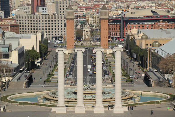 arkkitehtuuri kaupungissa Barcelona - Valokuva, kuva