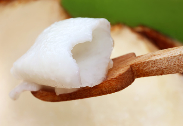 Fleisch von jungen Kokosnüssen - Foto, Bild
