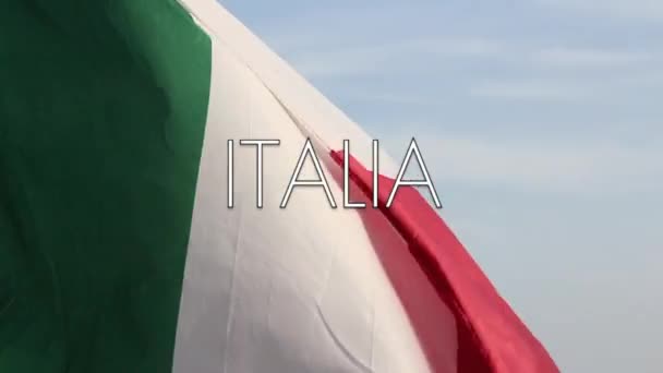 ιταλική σημαία - Πλάνα, βίντεο