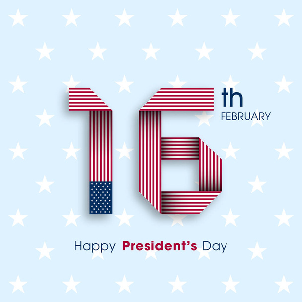 Illustration of President's day of United states of America. - Vector, Image