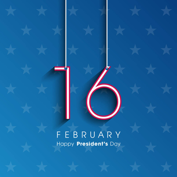 Illustration of President's day of United states of America. - Vector, Image