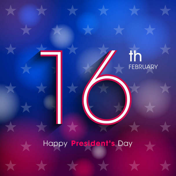 Ilustración del día del Presidente de los Estados Unidos de América. - Vector, imagen