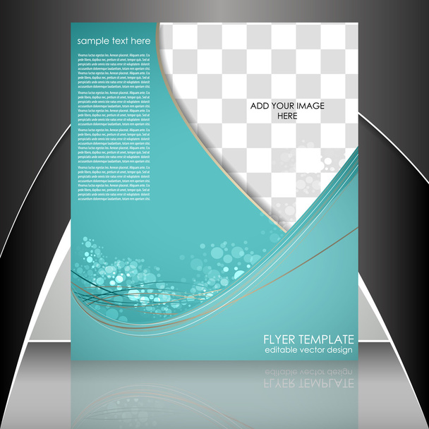 profesionální obchodní flyer šablony nebo firemní banner - Vektor, obrázek