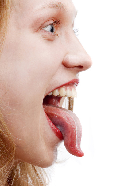 Cheeky tongue - Фото, зображення