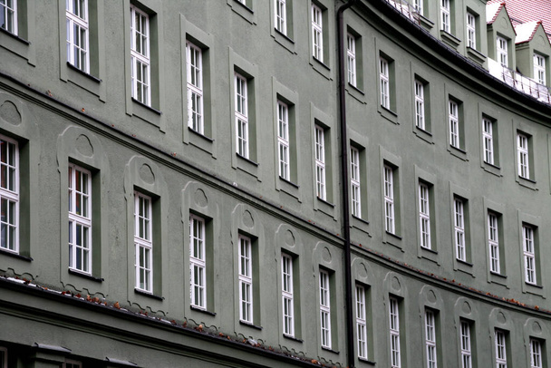 Münih 'in eski bir kasabasında mimarlık - Fotoğraf, Görsel