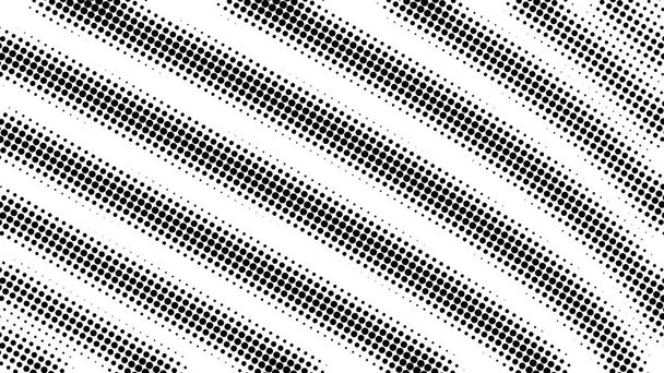Meio tom de muitos pontos, fundo abstrato gerado por computador, fundo de renderização 3D com efeito de ilusão óptica - Foto, Imagem