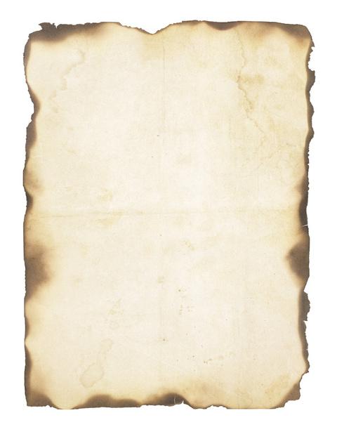 Старий папір з обпаленими краями
 - Фото, зображення