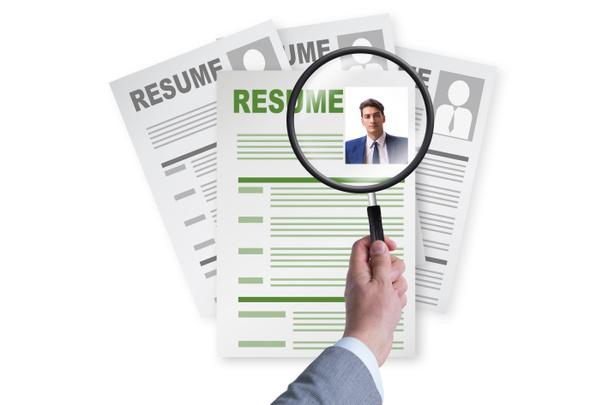 Recruitment and employment concept with cv - Photo, Image