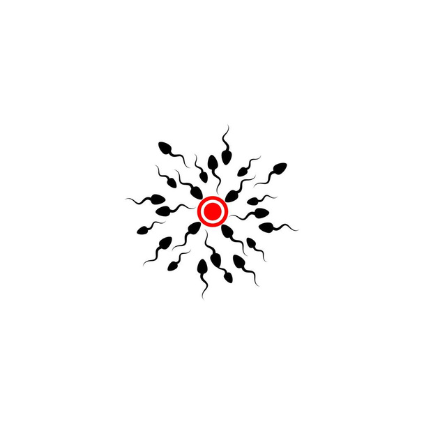 spermatozoïdes logo stock illustration design - Vecteur, image